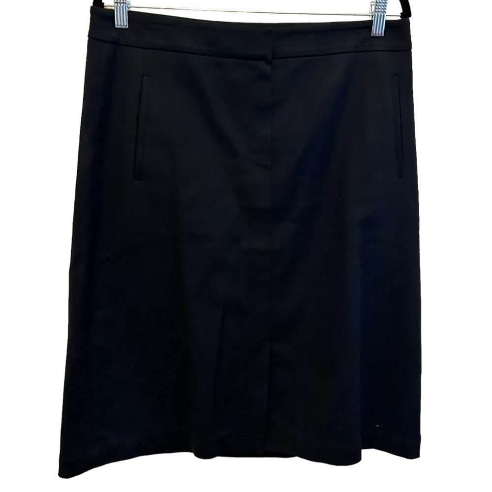 Talbots Black Knee Length Skirt Size 12